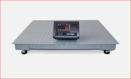 2 Ton Pallet Scales 1.2 Meter Sq. Industrial Warehouse Freight Scales LCD-