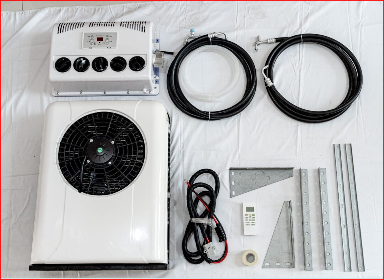 Electric 12V Air Conditioner for Truck, Van, Teardrop Camper Parking AiIr Con