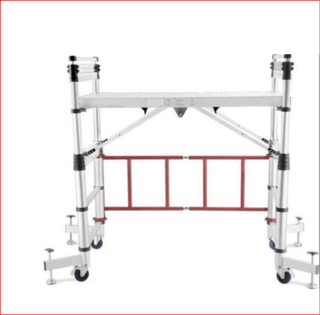 Telescopic Scaffold Aluminum Ladder Portable,Need of every Tradesman