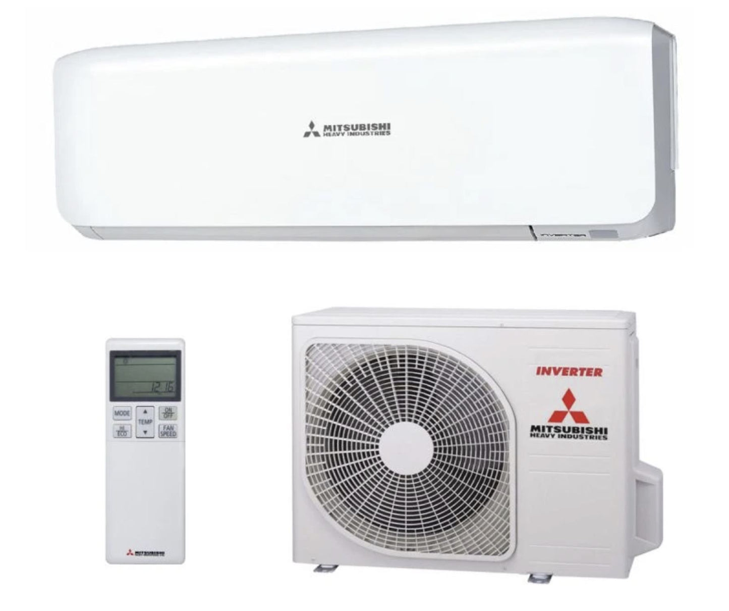 Mitsubishi Heavy Industries 3.5kw Inverter Split System Air Conditioner Reverse Cycle - SRK35ZSA